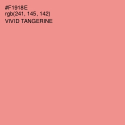 #F1918E - Vivid Tangerine Color Image